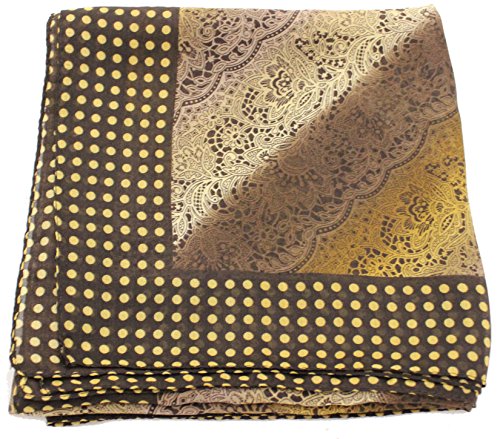 61W6gO2X6hL.jpg Deresina Headwear Pañuelos cuadrados para cabeza para diario para pacientes de quimio Marrón