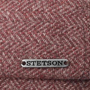Stetson Gorra Belfast Classic Wool Hombre - Made in The EU Gorros con Visera Gorro Ivy de Visera Forro otoño Invierno Burdeos
