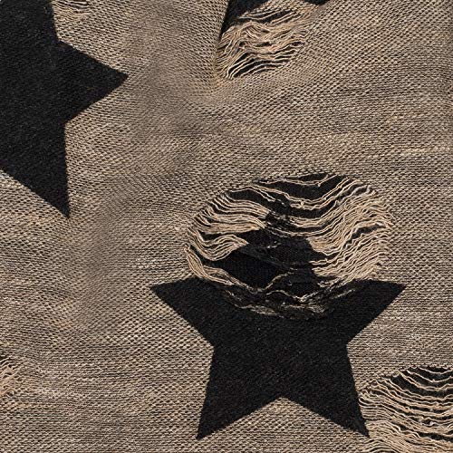 61WkEVOEF2BL.jpg styleBREAKER Gorro Beanie con Estampado de Estrellas y Puntos Vintage Unisex 04024046 Marrón